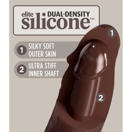 Фаллос King Cock 7&quot; Silicone Dual Density