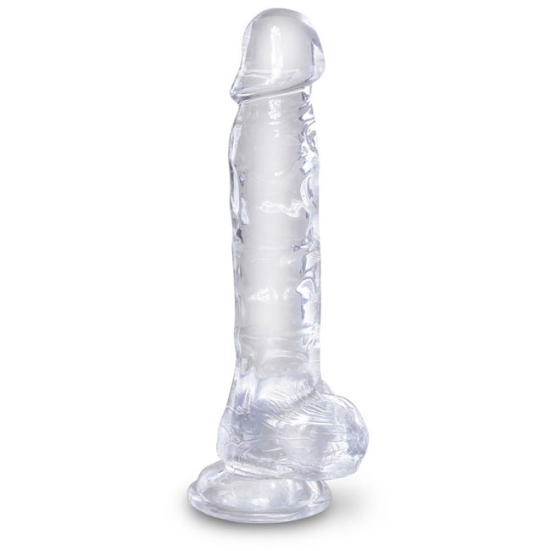 Фаллос King Cock Clear 8&quot;, Pipedream