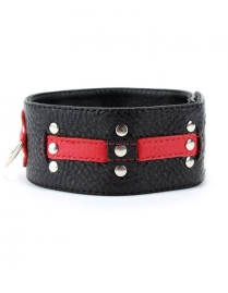 Чёрно-красный ошейник БДСМ Арсенал