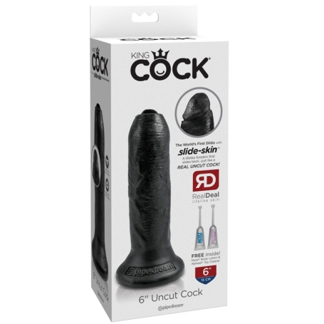 Фаллос King Cock 6" Uncut, Pipedream