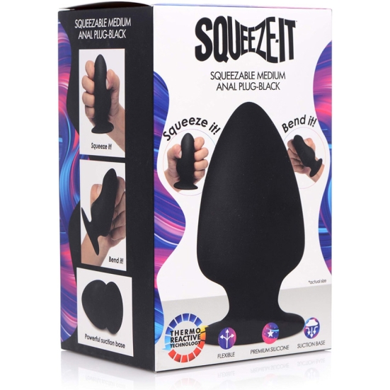 Пробка мягкая Squeezable Anal Plug