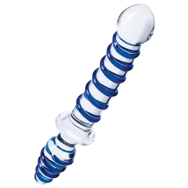 Фаллос из стекла Glas 10" Mr. Swirly Double