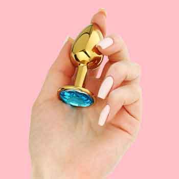 Анальные пробки со стразой